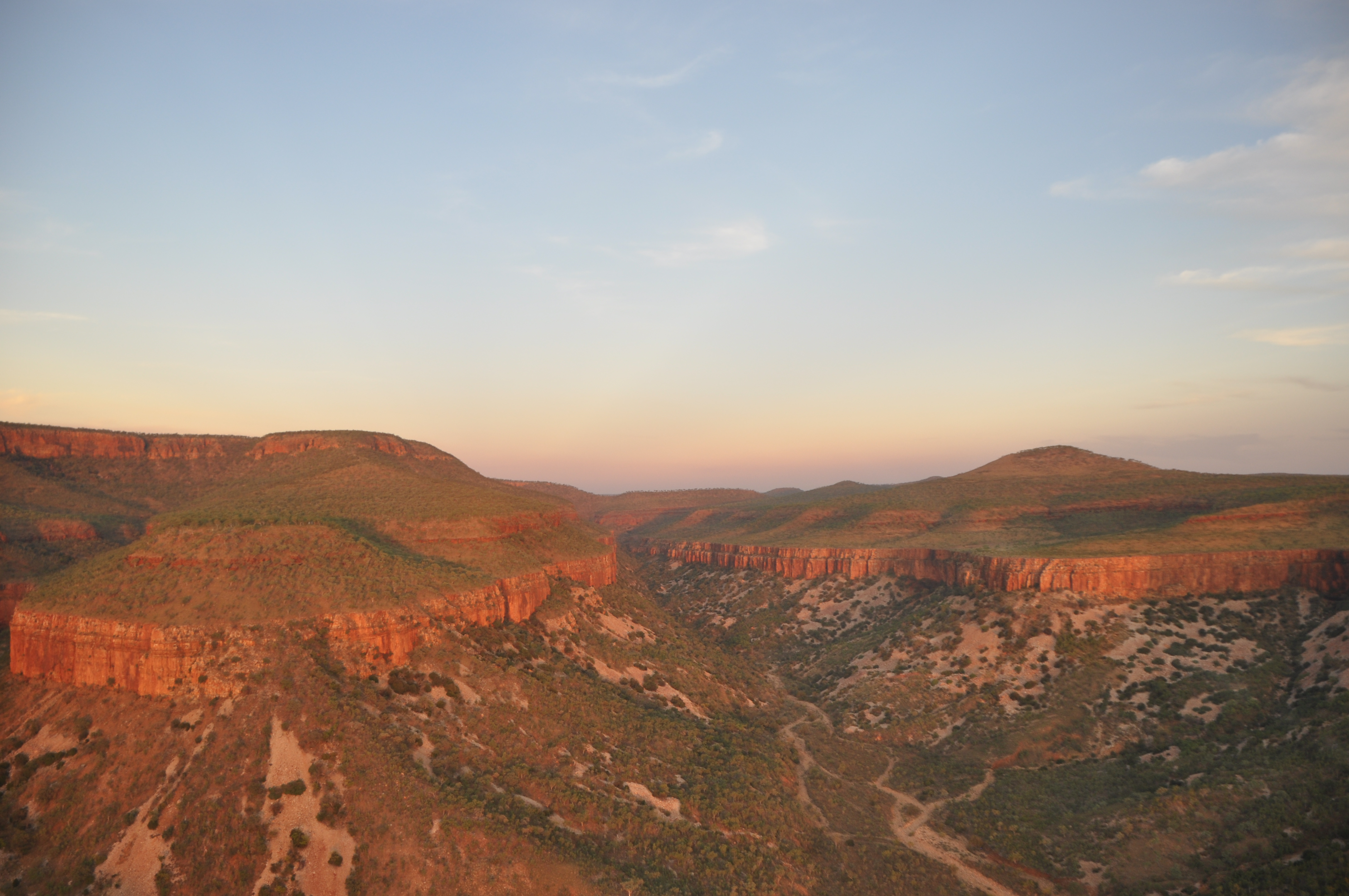 Viewing the Cockburn Ranges from a chopper at sunset was a special experience I will never forget while travelling the Gibb River Road