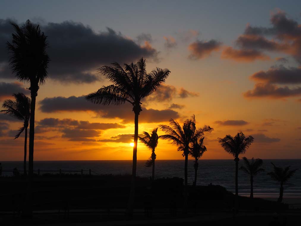The sunset over Cable Beach viewed from our table at the Sunset Bar & Grill