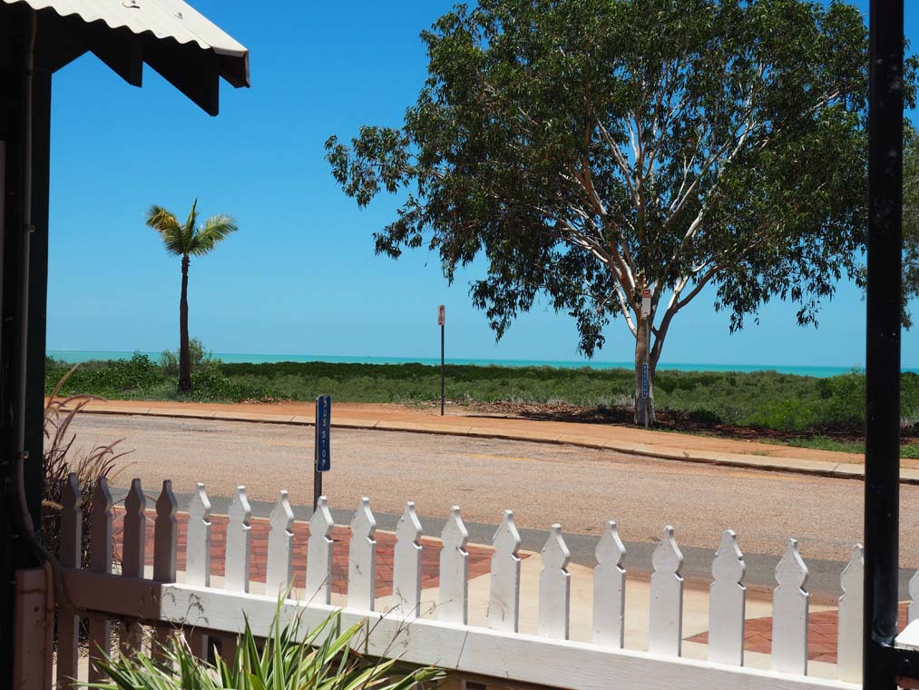 The view from Matso's beer garden is good and its even better from their elevated verandah