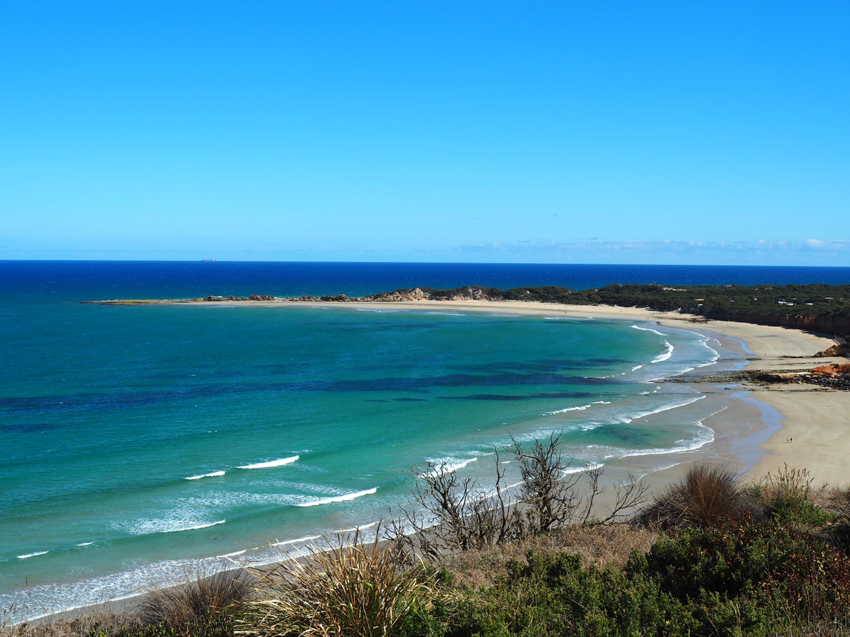 You could be here this weekend! A Great Ocean Road 2 day Weekend Away - The view of Point Roadknight from the Anglesea Lookout by See Something New