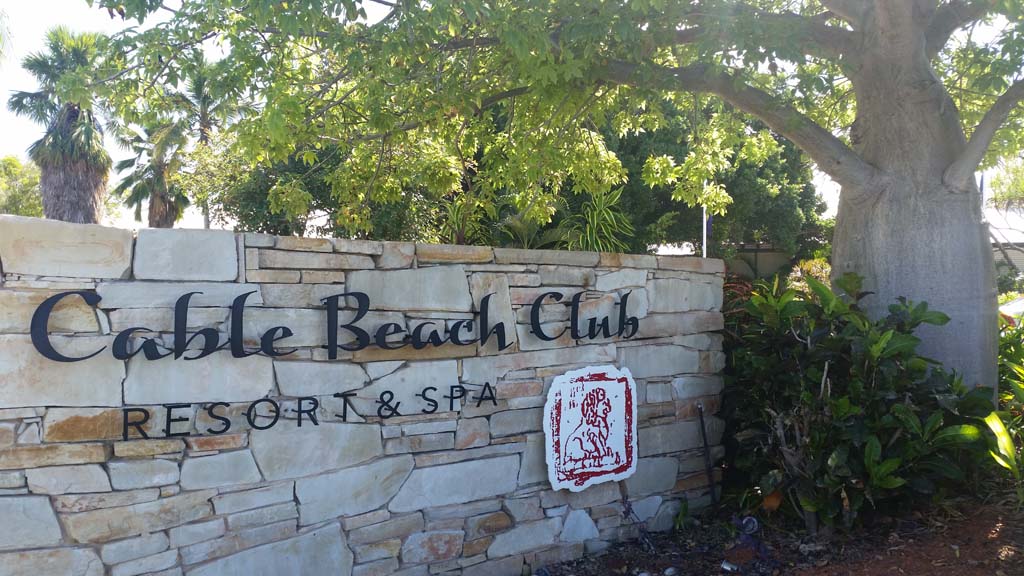 Cable Beach Club Resort & Spa Entrance