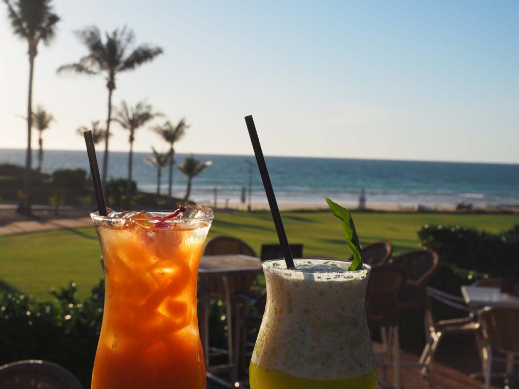 Afternoon cocktails with a view at the Sunset Bar and Grill by See Something New